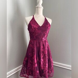 BCX JUNIOR DRESS, MAGENTA. Size 5